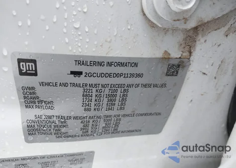 2023 Chevrolet Silverado 1500 4Wd Standard Bed Lt z USA, uszkodzony, nr VIN 2GCUDDED0P1139360